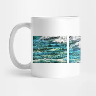 Cresting Waves Triptych Mug